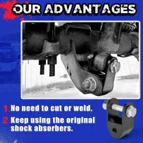 9R202P 1STPOWER-TECH Rear Shock Extenders Leveling Lift Kit #3