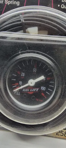 25808 AIR LIFT Shock Controller Gauge Line Dashboard Monitor #2