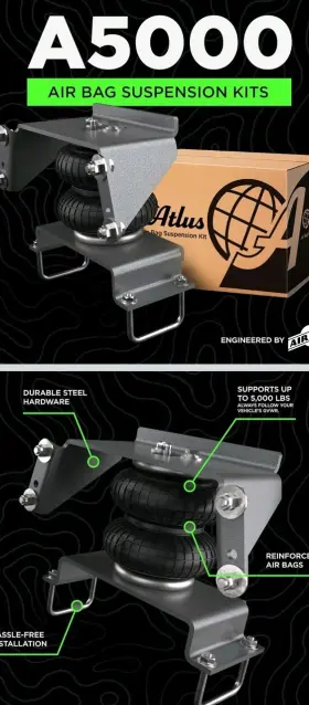 AA25980 AIR LIFT Atlus Bag Suspension Kit 2500 Ram