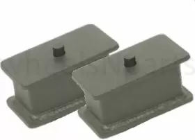 BLO-4-FAB-PAIR-9703 AIRMAXXX Steel Lift Blocks Rear Axle F150 #2