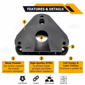 70401041TA AP Front Rear Leveling Lift Kit 4WD Ford Maverick #3