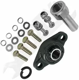 133966 APDTY Steering Box Death Wobble Stabilizer Bracket #3