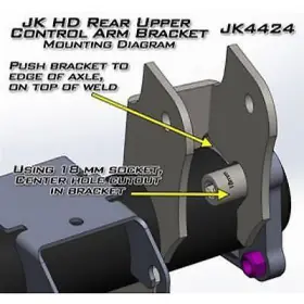 JK4424 ARTEC INDUSTRIES Rear Upper Control Arm Brackets #2