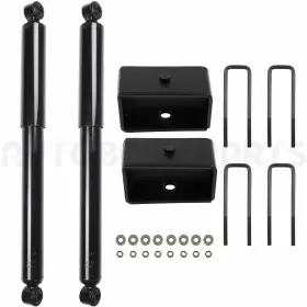 11189371 AUTOBASICPARTS Rear Struts Shocks Leveling Lift Kit