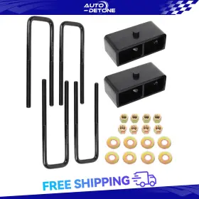 Autodetone 2500 3500 2011-2019 Inch Rear Leveling Lift Blocks