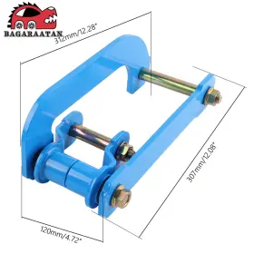 LIF012-BL-THW BAGARAATAN Rear Leaf Spring Shackle Up Hilux #2
