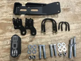 55378 BDS SUSPENSION Dual Steering Stabilizer Bracket Jk Kit