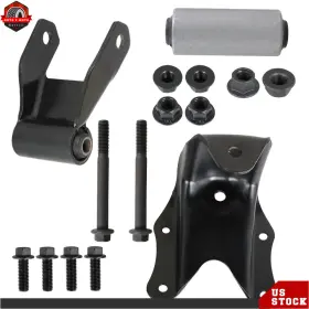 BER294630 BERLIII Rear Leaf Spring Shackle Bracket Hanger Kit