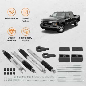 04EBXO BFO Front Rear Lift Kit 1500 Chevy Gmc Silverado #2