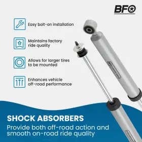 0TSRWP BFO Suspension Lift Struts Shocks Kit 2WD 4WD Toyota #3