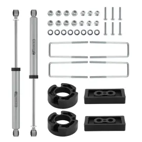 2ND8ES BFO Suspension Lift Shocks Blocks Kit F-150 2WD 4WD