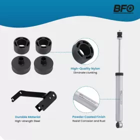 3P50TF BFO Suspension Lift Jk Tire Kit Jeep Wrangler #3
