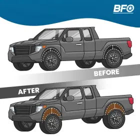 4MZE8S BFO Leveling Lift Kit 1500 4WD Gmc Silverado Sierra #3