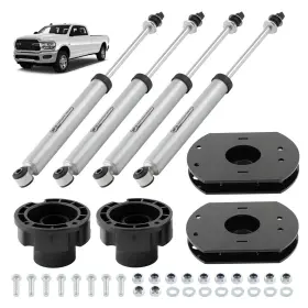 53KUBZ BFO Maxpeedingrods Leveling Lift Shocks Kit 2500 4WD