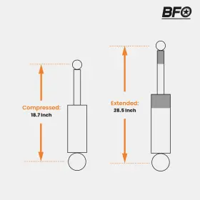 5AKHER BFO Suspension Lift Control Arms Kit 4WD Toyota Tacoma #3