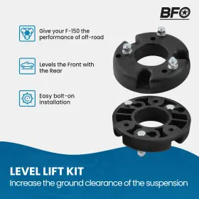 5P8HSE BFO Front Leveling Lift Kit F-150 4WD 2WD Ford #2
