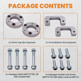6SWM9Z BFO Front Level Lift Kit 1500 Chevy Tahoe Silverado #2
