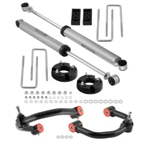 7YT3CV BFO Leveling Lift Control Arms Powder Coated Kit F150