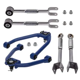 80H3LX BFO Front Rear Suspension Camber Arms Kit 350Z G35