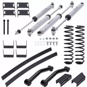 8GJXK4 BFO Lift Shocks Springs Kit Xj 2WD 4WD Jeep Cherokee