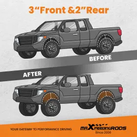 8QCHBX BFO Front Rear Lift Kit 1500 Chevrolet Gmc Silverado #2