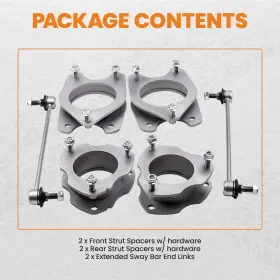 8U1SOM BFO Front Rear Leveling Lift Ridgeline Kit Honda #2