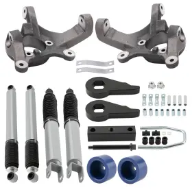 9M7SUP BFO Lift Spindles Spacer Shocks Kit 1500 2WD Chevrolet