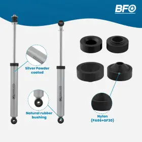 9ZV82M BFO Lift Shocks Jk Unlimited Kit 4WD Jeep Wrangler #3