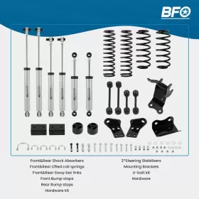 AR32U4 BFO Lift Steering Stabilizer Jl Unlimited Kit Jeep #2