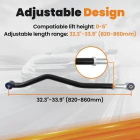 B105HA BFO Front Lift Track Bar Suspension Jk Jeep Wrangler