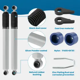 BH8OVI BFO Front Rear Lift Shocks Kit 2WD Chevy Gmc Tahoe #2