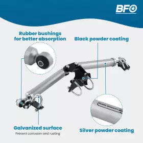 CG65MS BFO Lift Dual Stabilizer Steering Jk Coil Spring Kit #2