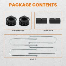 CL9JTS BFO Front Rear Suspension Lift Kit 2500 3500 4WD Dodge #2