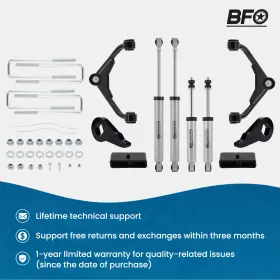 CS3XYF BFO Lift Shocks Kit 2500 Gmc Sierra Yukon #2