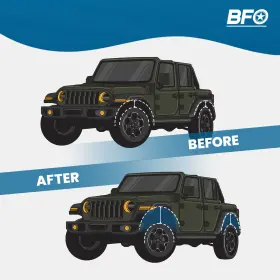 D21K3Q BFO Lift Jk Unlimited Kit 2WD Jeep Wrangler #3