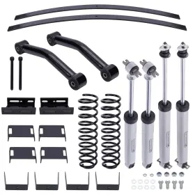 D9R5C7 BFO Suspension Lift Shocks Kit Xj 2WD 4WD Jeep