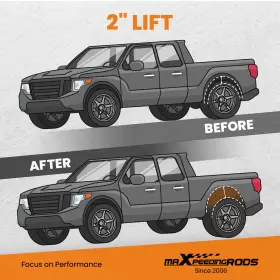 F3A5MT BFO Rear Lift Spacers Kit 1500 2WD 4WD Dodge Ram #3