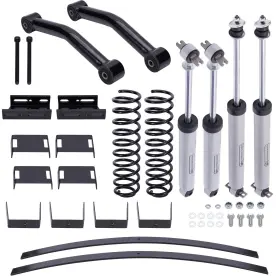 HG3OAE BFO Lift Coil Springs Shocks Kit Xj 2WD 4WD Jeep