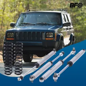 HI1JAB BFO Suspension Lift Shocks Kit Xj 2WD 4WD Jeep #2