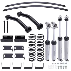 J81FQB BFO Lift Shocks Springs Kit Xj 2WD 4WD Jeep Cherokee