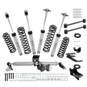 KBZD92 BFO Front Rear Lift Dual Stabilizer Steering Kit Jeep