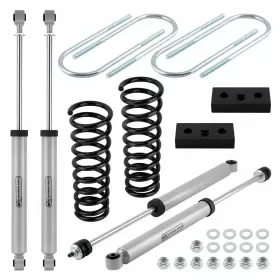 L6QJBW BFO Front Rear Lift Coil Springs Shocks Kit 2500 3500
