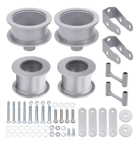 LS89GH BFO Front Rear Lift Shock Extenders Kit Jeep Wrangler