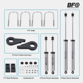 LS8WR9 BFO Front Rear Leveling Lift Blocks Shocks Kit F-150 #2