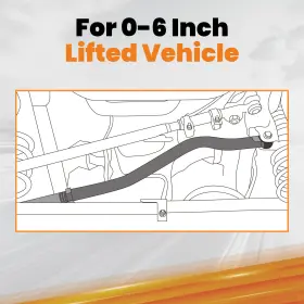M6X4AG BFO Front Suspension Track Bar Jk Lift Wrangler #3
