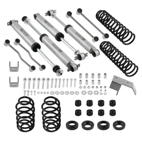 M7TP95 BFO Lift Coil Springs Shock Kit Tj Jeep Wrangler