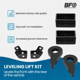 MNBHJ4 BFO Leveling Lift Forged Torsion Bar Keys Kit 1500 4WD #3