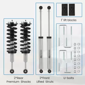 MW0D4B BFO Leveling Lift Struts Shocks Kit F-150 4WD Ford