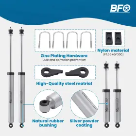 NTIO0P BFO Leveling Lift Shock Absorber Kit F-150 4WD #3