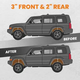 O5EN0Y BFO Front Rear Suspension Lift Kit Ford Explorer #2